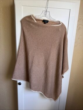 Charter Club 100% Cashmere Sweater Cape OS